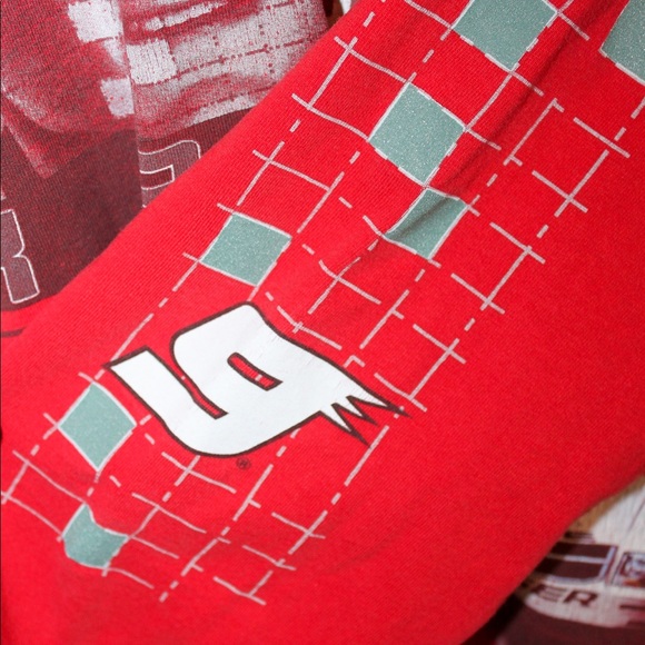 VTG y2k Red Kasey Kahne Long-Sleeve NASCAR Dodge Racing Graphic Tee - Men's XL - Picture 5 of 8